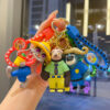 Wholesale Cute cartoon animal keychain
