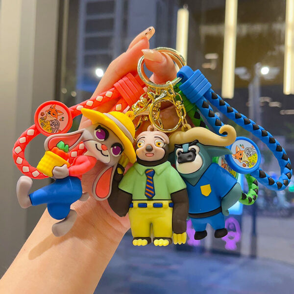 Wholesale Cute cartoon animal keychain
