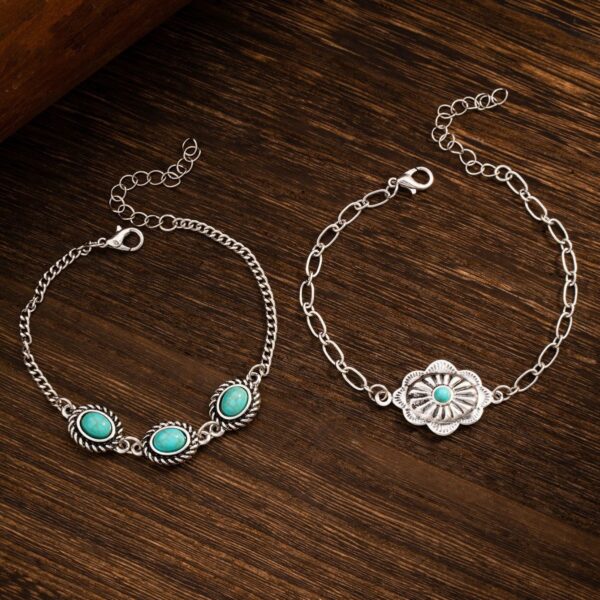 Wholesale Imitation Turquoise Bracelet Set