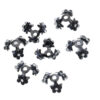 Wholesale Five inted star flower holder angel wings