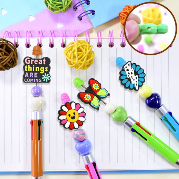 O1CN011aiA1w28wE3lkLL7F_2218983507996-0-cib Wholesale Random 100pcs Creative Cartoon Phrase Series Focal Beads