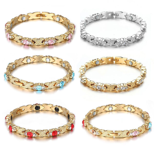 Wholesale Magnet Bracelet Color Diamond Bracelet Trendy Cool All-match Bracelet
