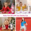 Wholesale Cup cover straw cap keychain plush elf cup accessories