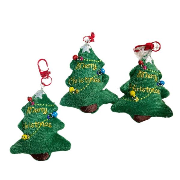 Wholesale Plush Christmas Tree Schoolbag Accessories