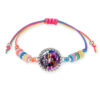 Wholesale Cute cartoon girl rainbow bracelet