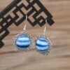 O1CN011dPEEv1PXoA5RpofG_2217769361851-0-cib Wholesale Yunnan Dali Lijiang Ethnic Style Women's Blue-Dyed Fabric Earrings Guizhou Tie-Dye Mid-Length Earrings