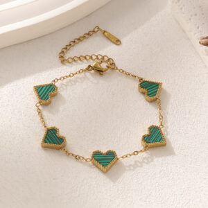 1124 green bracelet / 18K
