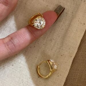 O1CN011eifz01mGA7zIuXuh_2215649434926-0-cib Wholesale Asymmetrical Super Flash Zircon Gold Earrings Simple Design Earrings