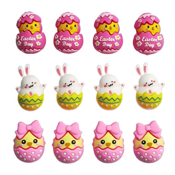 O1CN011euRK82MulPQa0PMT_2221325469888-0-cib Wholesale 10pcs Easter Cartoon Rabbit Easter Egg Focal Beads