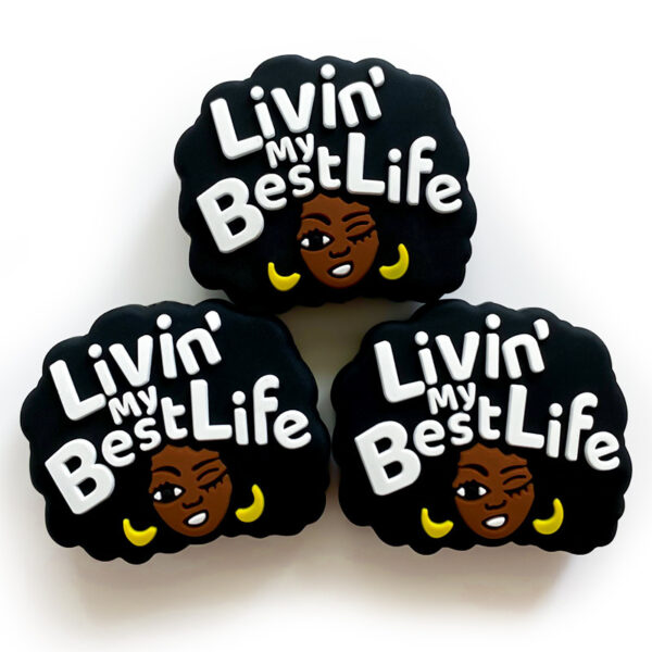 O1CN011joC9q1mHzgmvAeqC_2220494344930-0-cib Wholesale Baby Teething Stick Black Girl Focal Beads