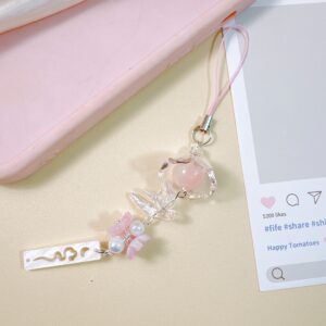 25a24【spring swallow returns】pink wind chime