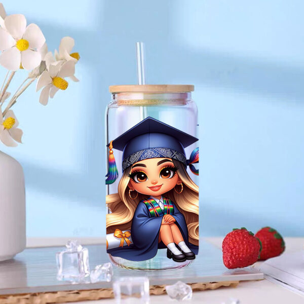 Wholesale UV Transfer Paste Glass Crystal Label Crystal Paste Cross-border Special Paste for 16oz Glass Cup 23cmX11cm