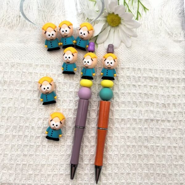 Wholesale 10pcs 3D Stereoscopic Buster Silicone Love Cartoon DIY Beads