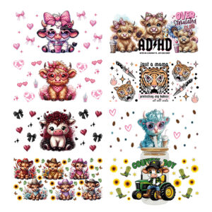 Wholesale UV Transfer Paste Glass Crystal Label Crystal Paste 16OZ UV DTF WRAPS