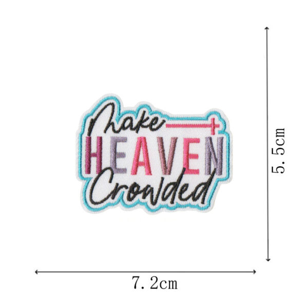 Wholesale Bible ironing embroidery patch