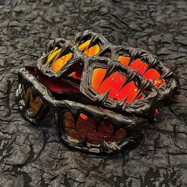 Wholesale Pioneer Dark Style Orange Lens Party Style Glasses