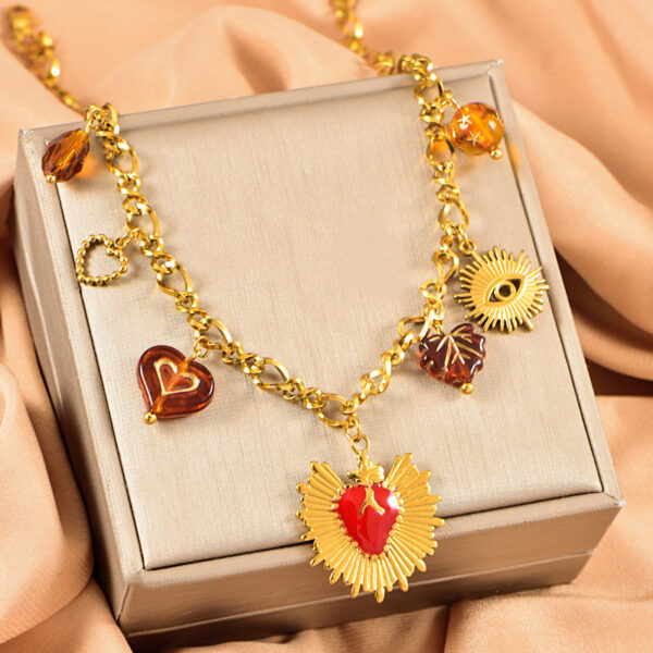 Wholesale love temperament thick necklace