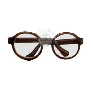 Small size labu brown 6.5cm lens glasses