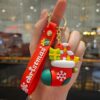 O1CN011utt3A1YrLe257dEZ_2214989783112-0-cib Wholesale Christmas Santa Claus Elk Keychain
