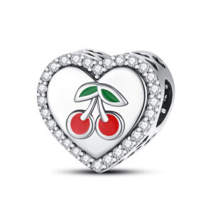 Pac569-fruit heart-shaped beads