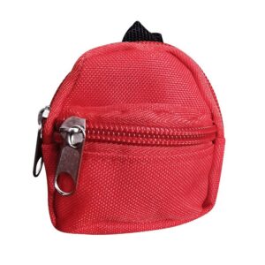 Red 8x7cm small school bag
