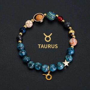 Taurus - Blue Black Spotted Stone