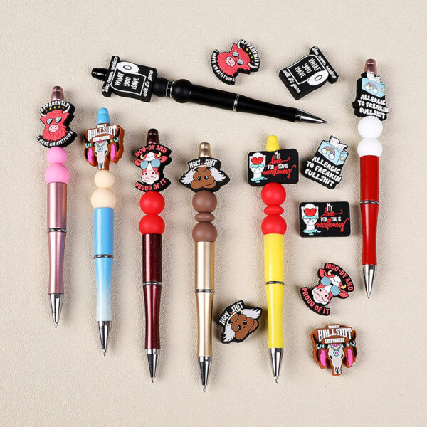 O1CN011yrIyv1CRJWAUKP70_2217794230077-0-cib Wholesale 20pcs Epoxy English Letter Food Grade Silicone Beads