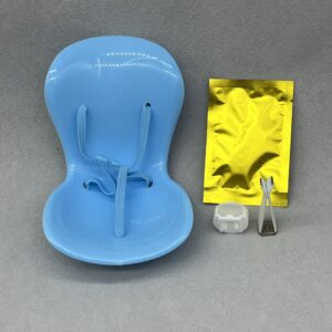 Sky blue thin rope chair + scented tablet box + clip + scented tablet