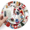 Wholesale 50 Korean Cream ins Style Graiti Stickers Xiaoqing Novice Aount Goo Card DIY Mobile Phone Lage Flat Stickers