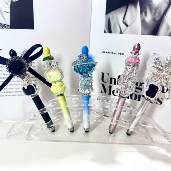 Wholesale Touchscreen dual-use beaded pen