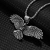 Wholesale Vintage Eagle Wings Alloy Pendant Necklace