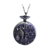 Wholesale Flip back retro scenic spot commemorative pocket watch