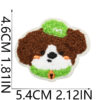 Wholesale Cute animal towel embroidery clothing decoration patch