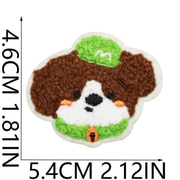 Wholesale Cute animal towel embroidery clothing decoration patch