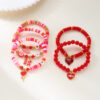 Wholesale Valentine's Day Red Love Soft Ceramic Bracelet