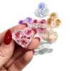 Wholesale 10pcs Water Diamond Colored Rose Pearl Love Bead