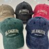 Wholesale Retro washed letter sunshade baseball cap