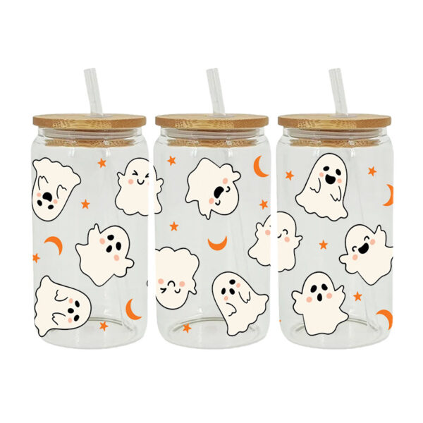 Wholesale UV Transfer Paste Glass Crystal Label Crystal Paste Cross-border Special Paste for 16oz Glass Cup 23cmX11cm