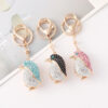 Wholesale Cartoon Cute Diamond Set Penguin Ocean Series Keychain
