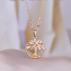 Wholesale Tree of Life Necklace Exquisite Pendant Necklace Shiny Memorial Birthday Gift