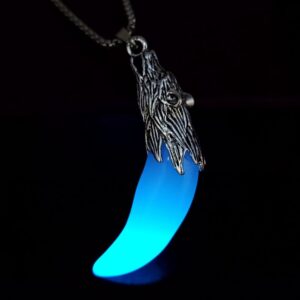 Ancient silver blue light