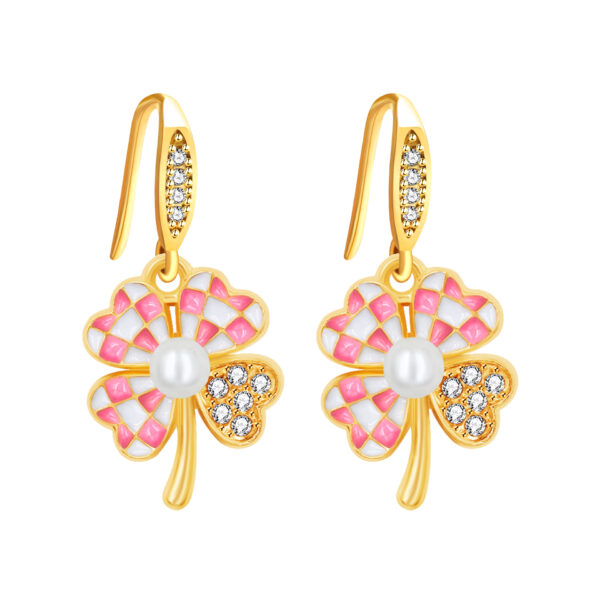 O1CN012Gq6ZP1Huh157CngV_2218191230818-0-cib Wholesale St. Patrick's Day rainbow hat, shamrock, four-leaf clover earrings