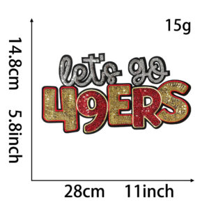 49ers ----------- Adhesive style