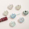 Wholesale 10pcs colored hollow star moon alloy beads