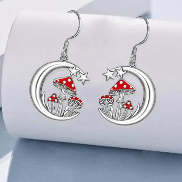 Wholesale Star Moon Mushroom Easter Earrings