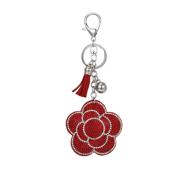 Wholesale Plum Blossom Rhinestone Keychain
