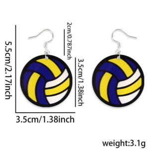 Volleyball earrings / Factory direct from the source [Same-day shipping]