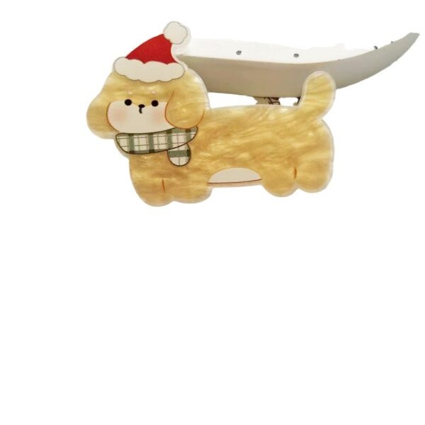 O1CN012NSBvC2MBsUrDCbAP_2218764819790-0-cib Wholesale Chilen's Christmas Cartoon Hairpin High-grade Acrylic Girl Headwear Japanese Fun Cat Dog Patch