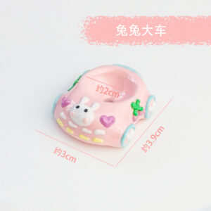 Bunny car pink (1 large size)