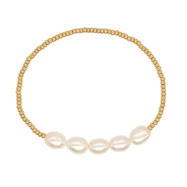 O1CN012P8D0u1v9alvBs8Pb_2212772376130-0-cib Wholesale Natural Baroque pearl woven elastic rope bracelet